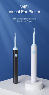 Electric 6 Leds Smart Visual Ear Cleaner Camera Spiral Ear Wax Remover with WiFi 3.9mm for Kids hd Otoscope